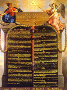 Después de la Revolución Francesa en 1789, la Declaración de los Derechos del Hombre y del Ciudadano otorgó libertades especificas contra la opresión, como 
